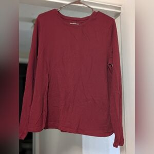 Dark red long sleeve